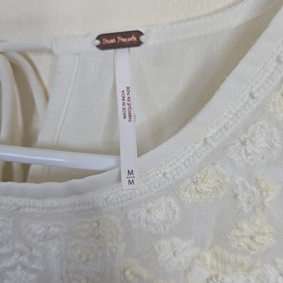 Free People Women's Retro Sheer Blouse - Picture 7 of 8